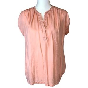 Mollusk California Cap Sleeve Tencel Tee Lightweight Soft Peachy Layering Pastel